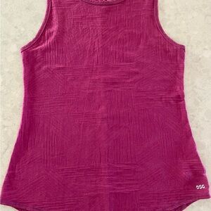 DSG Berry Tie Back Sleeveless Shirt M
